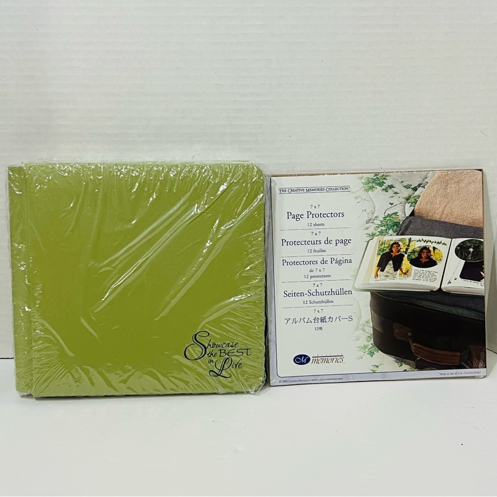 Creative Memories 7x7 album. Showcase the best in life With Page Protectors